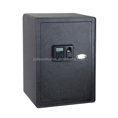 China Safewell 50FPD Wall Mounted Biometric Fingerprint Security Hotel Cash Payment Safe Box For Office Home 43 L for sale