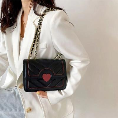 China Korean Fashion Summer New Arrival Ladies Bags With Chain Handbags For Women Cross - Body Luxury Love for sale