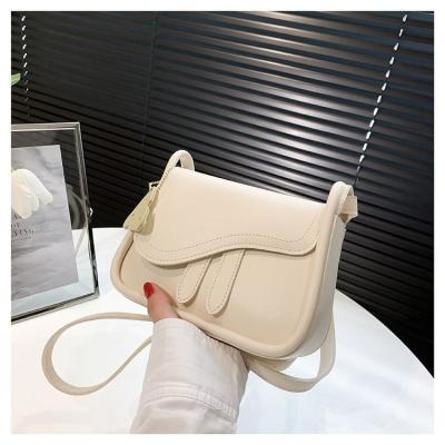 China 2022 Fashion Gold Supplier PU Leather Wind Cloud Women's Single Shoulder Cross Body Single Shoulder Soft Cloud Ladies Pinch Bags Handbag for sale