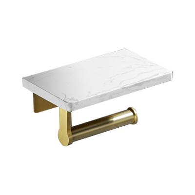 China Minimalist Professional Manufacturer Cheap Kitchen White Paper Towel Marble Holder for sale