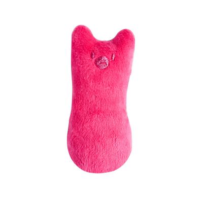 China Viable Molar Catnip Toy Funny Interactive Plush Cat Toy Pet Kitten Chewing Sound Toy Catnip for sale