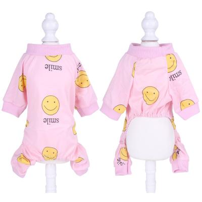 China Sustainable Dog Clothes Small And Medium Dogs Cute Cartoon Clothing Pet Spring And Summer Thin Depression Shirt for sale