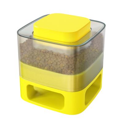 China Factory Direct Sale Automatic Square Dog Bowl Automatic Feeder Slow Feeding Fun Feeder for sale