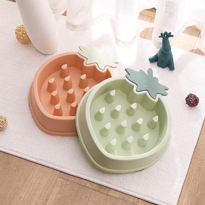 China Plastic Cat Food Bowl Dog Bowl Anti Choking Slow Food Dog Bowl Factory Direct Selling Automatic Slow Food Dog Bowl for sale