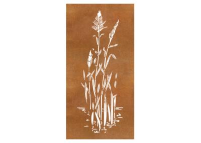 China Corten Steel Garden Wall Hanging Screen Panels for sale