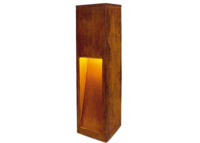 China Ourdoor Garden Corten Steel Bollard Lights for sale