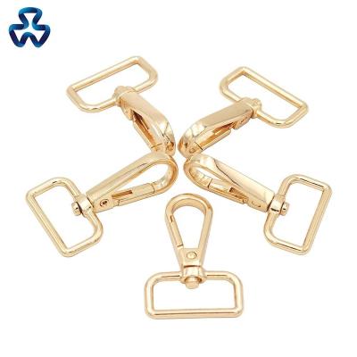 China Wholesale Metal Silver Alloy Bag Swivel Fashion Bag Purse Gold Hook Buckle Hardware Accessories Handbag Strap Dog Swivel Snap Snap Hook for sale