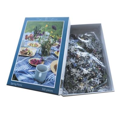 China Hot Selling DIY TOY Customize 500 Piece Jigsaw Puzzle Rompecabezas For Adults for sale