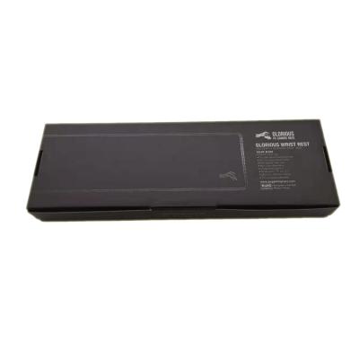 China Recyclable Custom Matte Black Keyboard Packaging Box for sale