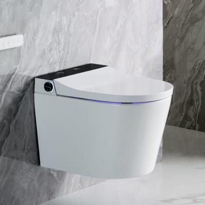 China Automatic Operation China  hanging smart toilet with concealed cistern bathroom hotel intelligent electric automatic wc  sanitary wall hung toilet for sale