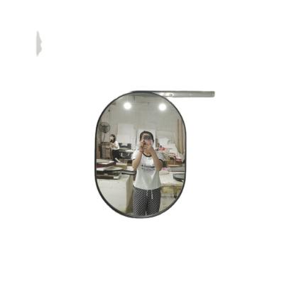 China Traditional Bath Mirrors Bathroom Stainless Steel Bedroom Premium Wall Hanging Decorative Mirror for sale