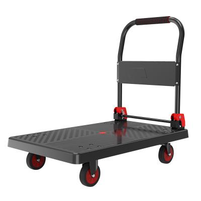 China Storage Handcart Trailer Flatbed Folding Express Silent Handcart for sale