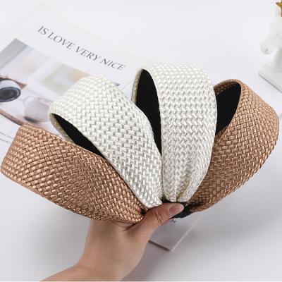 China Wholesale Head Decration Sidewall Girls Women Hair Band Braided Headband For Summer for sale