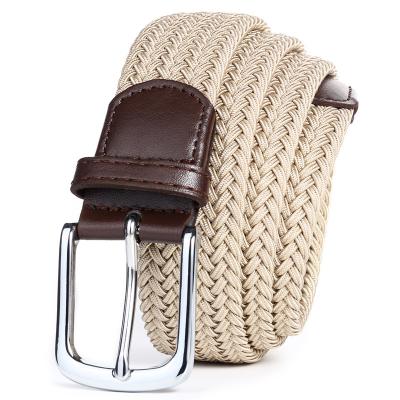 China Golf Adult Non-Porous Adjustable Elastic Quick Delivery Canvas Braided Belt for sale