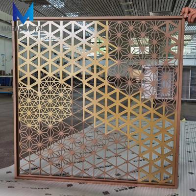 China Durable Custom Laser Cut Decorative Fence Panels For Decoration Stainless Steel Metal Screen Walls for sale