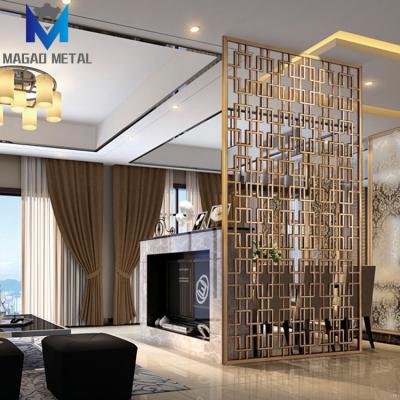 China Durable Eco-friendly Abstract Decorative Partitions Art Wall Screen Panel Custom For Hotel Living Room Furniture for sale