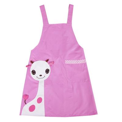 China High Quality Cheap Reusable Hot Selling Kids Cute Apron Custom Made Drawing And Gardening Apron for sale