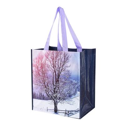 China Custom Printing Promotional Customized Picture Laminated Shopping PP-Non Woven Bag For Gift Packing for sale