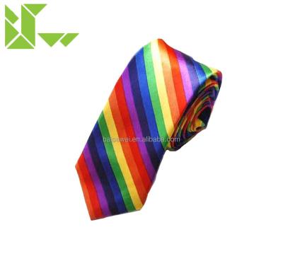 China Selected Customizable Colorful Gay Pride Tie for sale