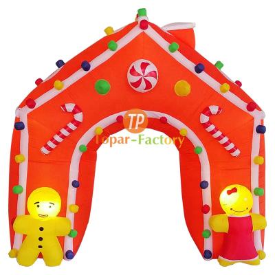 China Factory Price Waterproof Blow Ups Outdoor Inflatable Led Light Merry Christmas Decorations For Holiday With Repair Kit for sale