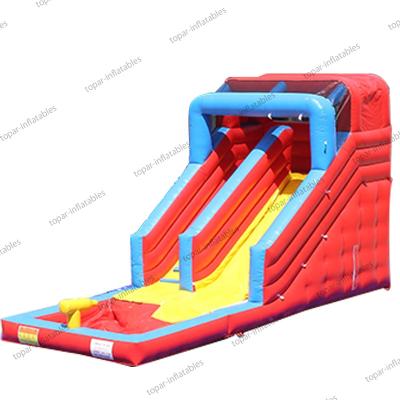 China Outdoor Environmental Protection Swimming Pool Park Equipment Adult Size Inflatable Water Slides Manufacturer for sale