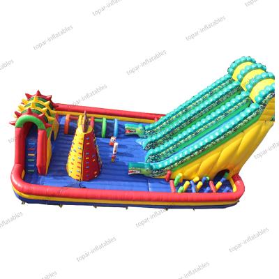 China Customized hot sale commercial environmental protection larger double inflatable slide for rental for sale