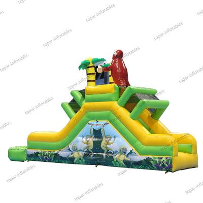 China Commercial Inflatable Backyard Large Adult Size Environmental Protection Castle Inflatable Water Slide For Sale for sale