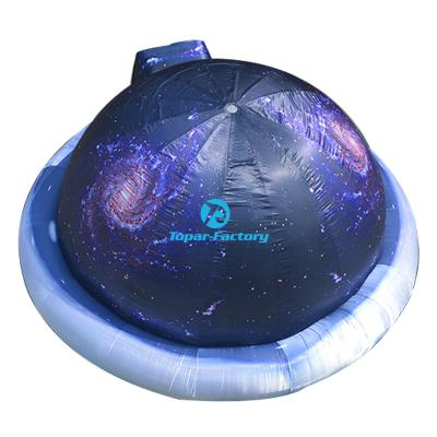 China 100% blackout price china school classes home inflatable solar system air planetarium dome for teaching for sale