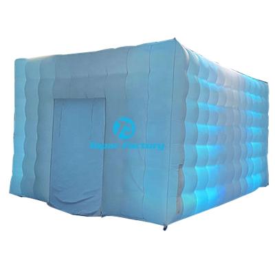 China Environmental protection party cube booth event/wedding bar bar made in china commercial inflatable clear tent for sale for sale