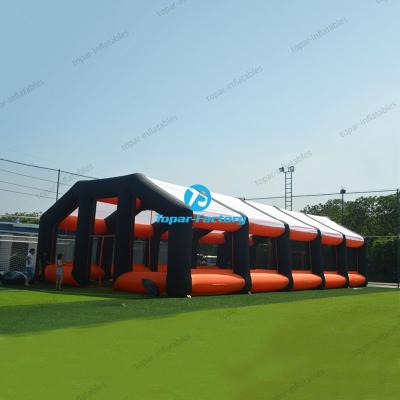 China Large Outdoor Rooftop Commercial Golf Blow Up Event Dome Environmental Protection Inflatable Tennis Tent On Sale for sale