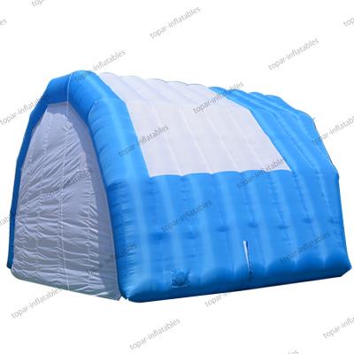 China Latest Environmental Protection Oxford Blow Up Tent Pneumatic Outdoor Inflatable Camping Tent For Family for sale