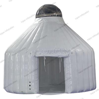 China Environmental Protection Hot Selling House China Yurt Outdoor Luxury Inflatable Tent With Pump for sale