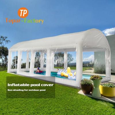 China Wholesale Waterproof Playing Large Lightweight Inflatable Pool Cover Tent For Swimming Pool for sale