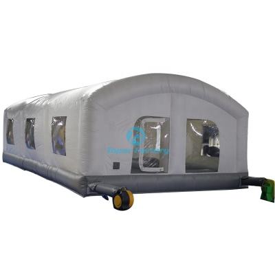 China Environmental protection commercial grade large tent portable inflatable spray booth paint booth for cars for sale