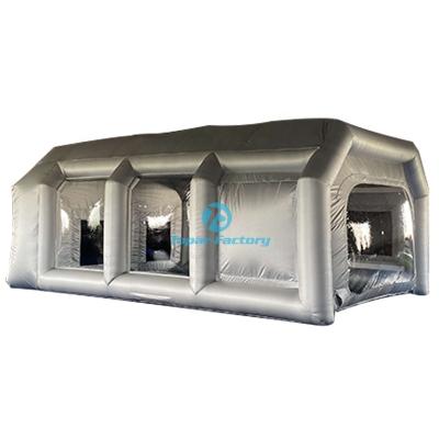 China High quality waterproof environmental protection PVC tent car paint inflatable spray booth for sale for sale