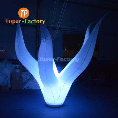 China Customized shape of Topar-plant environmental protection new led lighting model Plant Inflatable Seaweed decoration with led light for sale