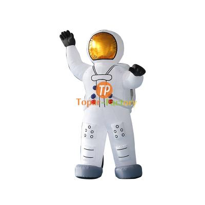 China Topar-Factory Hot Selling Astronauts Suits Waterproof Suits Cartoon Giant Inflatable Model Astronaut For Decoration for sale