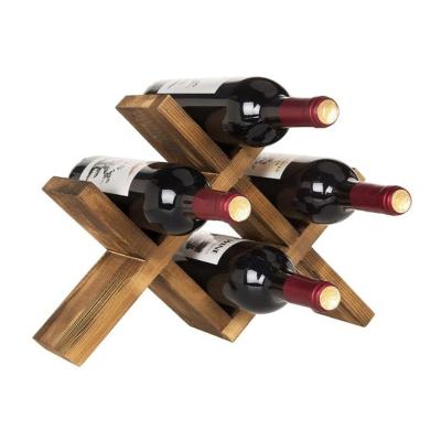 China Adjustable Hot Wall Rack Display Store Wine Rack Wooden Steel Wine (Other) Racks Wine Bottle Display Rack for sale