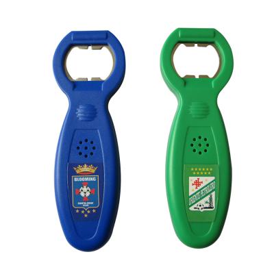 China Abs+Iron Hot Factory Sales Modern Design Music Voice Bottle Opener Manufacturer Customized for sale