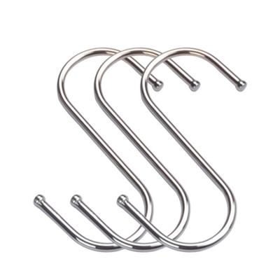 China S Shaped Coil Stainless Steel Furniture Wire Spring Hanger Metal Hook for sale