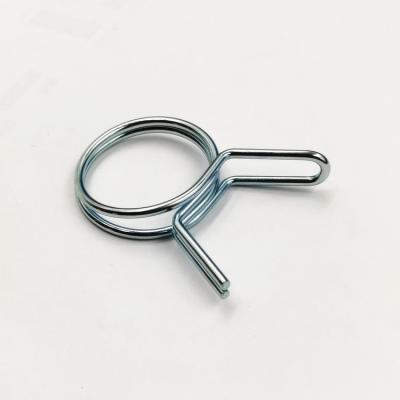 China Ground Wire Flat Spring Clip , Galvanized Steel Pipe Clamp , Spring Clamps for sale