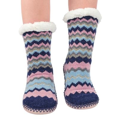 China Hengyuan Grip Women's Fluffy Fluffy Slipper Home Slipper Socks Soft Warm Comfortable Unique Non-slip Moccasin for sale