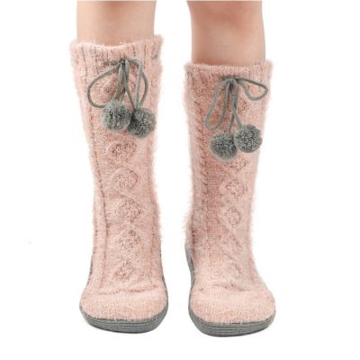 China Hengyuan Women's Floor Lounge Slipper Sock Boot Novelty Breathable Slipper Socks for sale