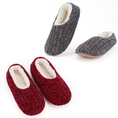 China Hengyuan Breathable 2-Pair Pack Women's Chunky Slipper Sock Knitting Pattern Hospital Sweater Slipper Socks for sale