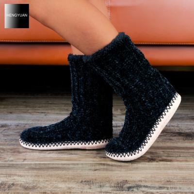 China Hengyuan Breathable Women Wholesale Home Slippers With Shoe Sole for sale