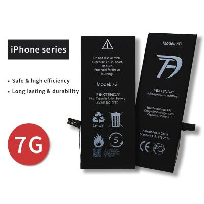 China Mobile Cell Phone High Capacity Digital Lithium Ion Battery For Iphone 7 for sale