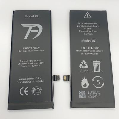 China Mobile Cell Phone 100% Full Capacity Digital Lithium Ion Battery For Iphone 8 for sale