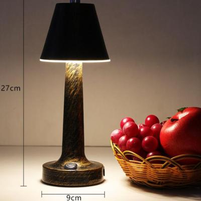 China Selling 3 Stage Wireless Dimmable Modern Warm White Sensor Amazon Amazon Cafe Retro Hotel Light Touch Led Restaurant Table Lamp for sale