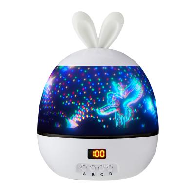 China Modern Moon Star Moon Projector Colorful Rotating Decoration Bedroom Bedroom Night Light For Kids Children Gifts for sale