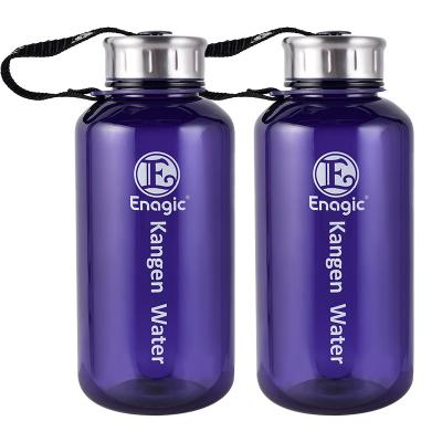 China Sports Wholesale bpa free eco-friendly tritan material 1000ml gym sport water bottle kangen water bottle with straw for sale